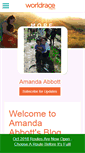 Mobile Screenshot of amandaabbott.theworldrace.org