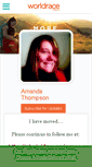 Mobile Screenshot of amandathompson.theworldrace.org