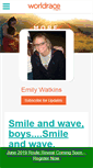 Mobile Screenshot of emilywatkins.theworldrace.org