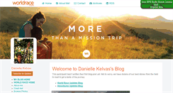 Desktop Screenshot of daniellekelvas.theworldrace.org