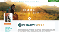 Desktop Screenshot of india.theworldrace.org