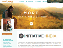 Tablet Screenshot of india.theworldrace.org