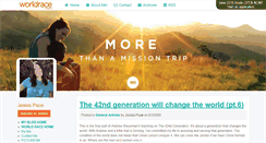 Desktop Screenshot of jessiepace.theworldrace.org