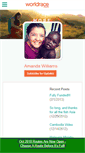 Mobile Screenshot of amandawilliams.theworldrace.org