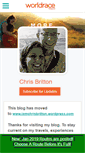 Mobile Screenshot of chrisbritton.theworldrace.org