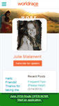Mobile Screenshot of juliemalament.theworldrace.org