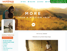 Tablet Screenshot of andrewhabermas.theworldrace.org