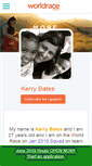 Mobile Screenshot of kerrybates.theworldrace.org
