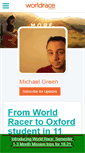 Mobile Screenshot of michaelgreen.theworldrace.org