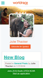 Mobile Screenshot of juliethacker.theworldrace.org