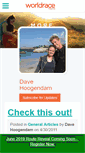 Mobile Screenshot of davehoogendam.theworldrace.org