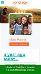 Mobile Screenshot of mariarocha.theworldrace.org