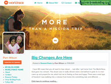 Tablet Screenshot of pamwilson.theworldrace.org