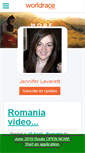 Mobile Screenshot of jenniferleverett.theworldrace.org
