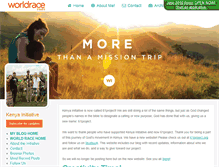 Tablet Screenshot of kenya.theworldrace.org