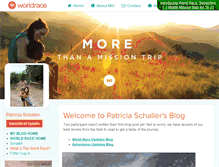 Tablet Screenshot of patriciaschaller.theworldrace.org