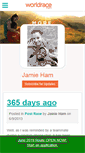 Mobile Screenshot of jamieham.theworldrace.org