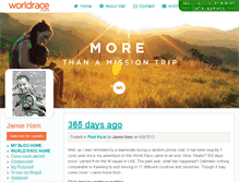 Tablet Screenshot of jamieham.theworldrace.org