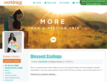 Tablet Screenshot of kelseyamann.theworldrace.org