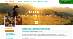Desktop Screenshot of marknewland.theworldrace.org