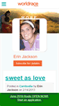 Mobile Screenshot of erinjackson.theworldrace.org