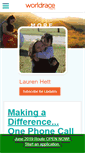 Mobile Screenshot of laurenhett.theworldrace.org