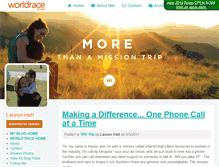 Tablet Screenshot of laurenhett.theworldrace.org