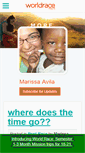 Mobile Screenshot of marissaavila.theworldrace.org