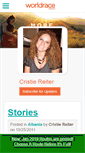 Mobile Screenshot of cristiereiter.theworldrace.org