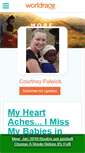 Mobile Screenshot of courtneyfolwick.theworldrace.org