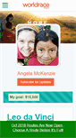 Mobile Screenshot of angelamckenzie.theworldrace.org