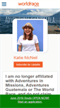 Mobile Screenshot of katiemcneil.theworldrace.org