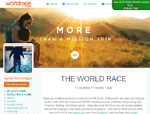 Tablet Screenshot of danielmontenegro.theworldrace.org
