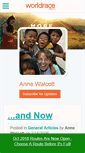 Mobile Screenshot of annewalcott.theworldrace.org