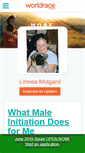 Mobile Screenshot of linneamolgard.theworldrace.org