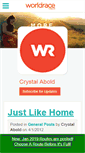 Mobile Screenshot of crystalabold.theworldrace.org