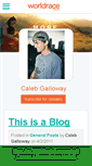 Mobile Screenshot of calebgalloway.theworldrace.org