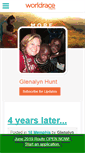 Mobile Screenshot of glenalynhunt.theworldrace.org