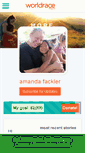 Mobile Screenshot of amandafackler.theworldrace.org