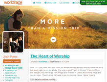 Tablet Screenshot of joshandbrianarene.theworldrace.org