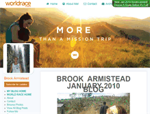 Tablet Screenshot of brookarmistead.theworldrace.org