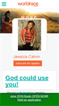 Mobile Screenshot of jessicacalvin.theworldrace.org