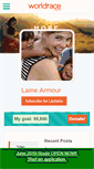 Mobile Screenshot of lainearmour.theworldrace.org