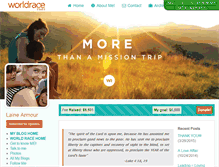 Tablet Screenshot of lainearmour.theworldrace.org