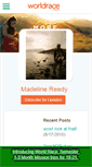 Mobile Screenshot of madelinereedy.theworldrace.org