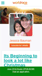 Mobile Screenshot of jessicabauman.theworldrace.org