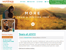 Tablet Screenshot of monicamyers.theworldrace.org