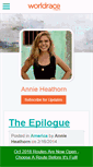 Mobile Screenshot of annieheathorn.theworldrace.org