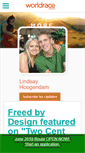 Mobile Screenshot of lindsayhoogendam.theworldrace.org