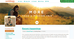 Desktop Screenshot of courtneyhess.theworldrace.org